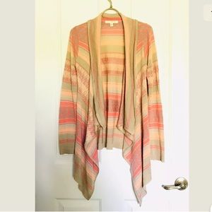 Say What? Waterfall Front Cardigan Size Medium.